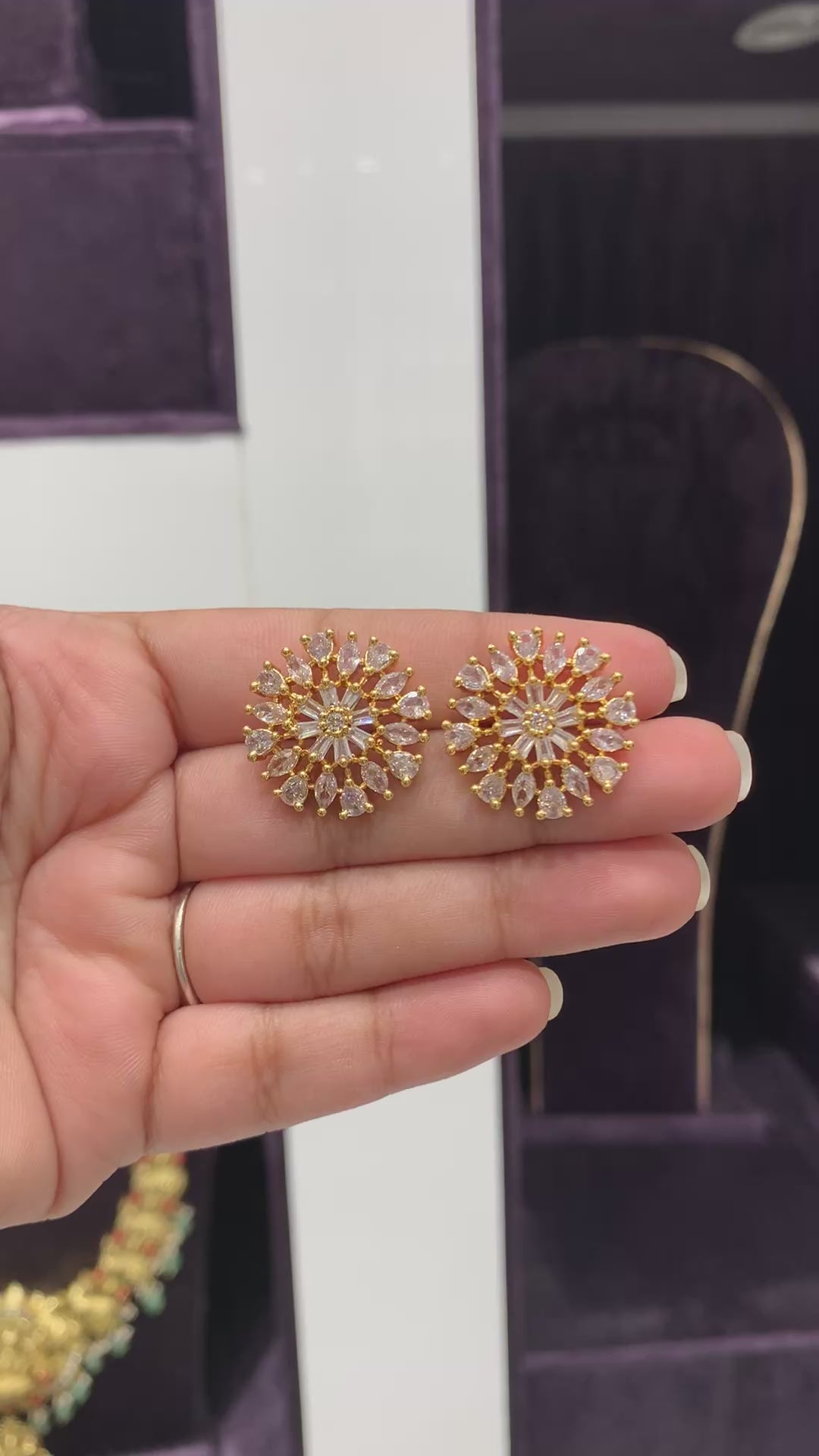 Beautiful CZ studs