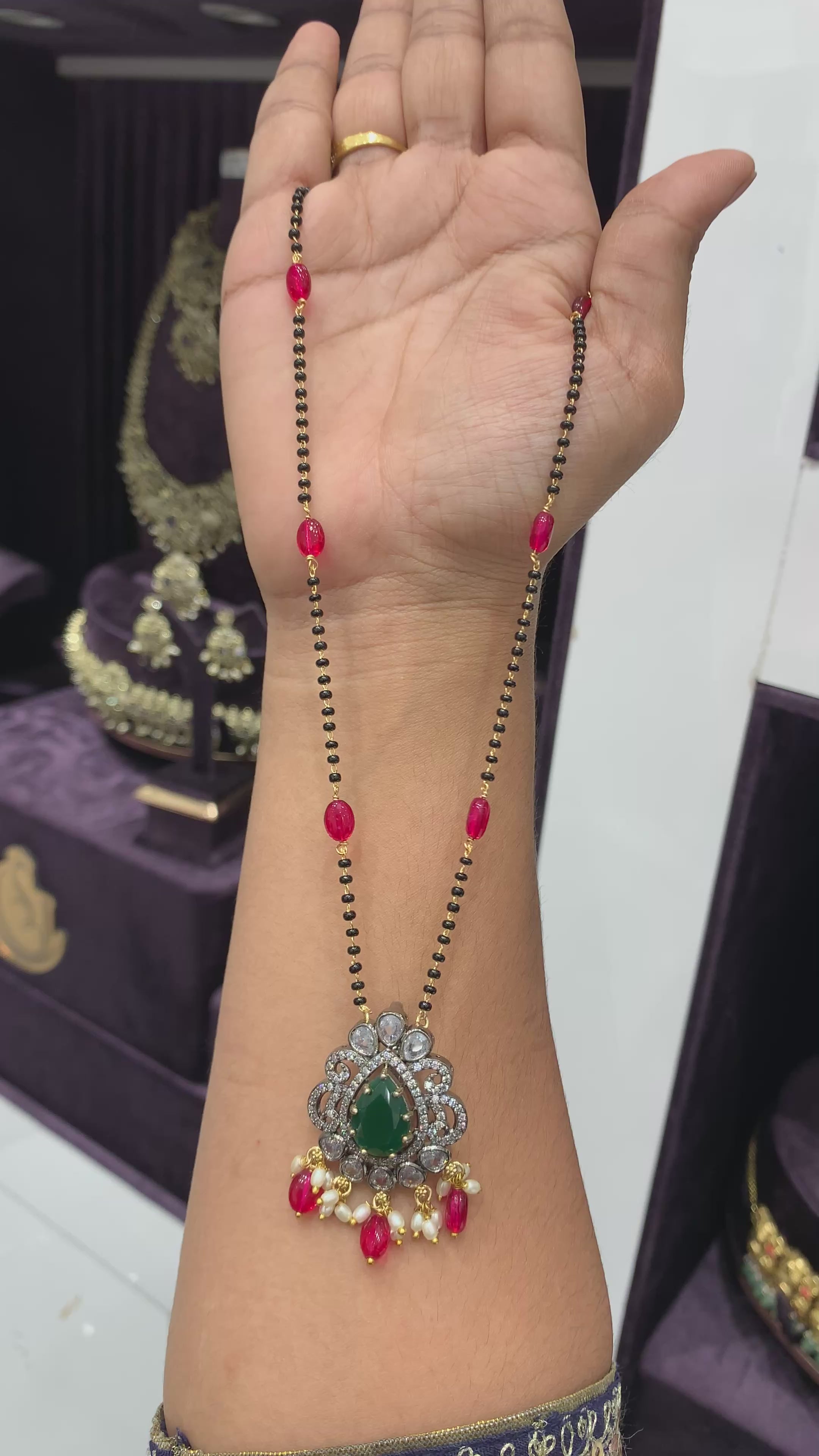 Beautiful black beads