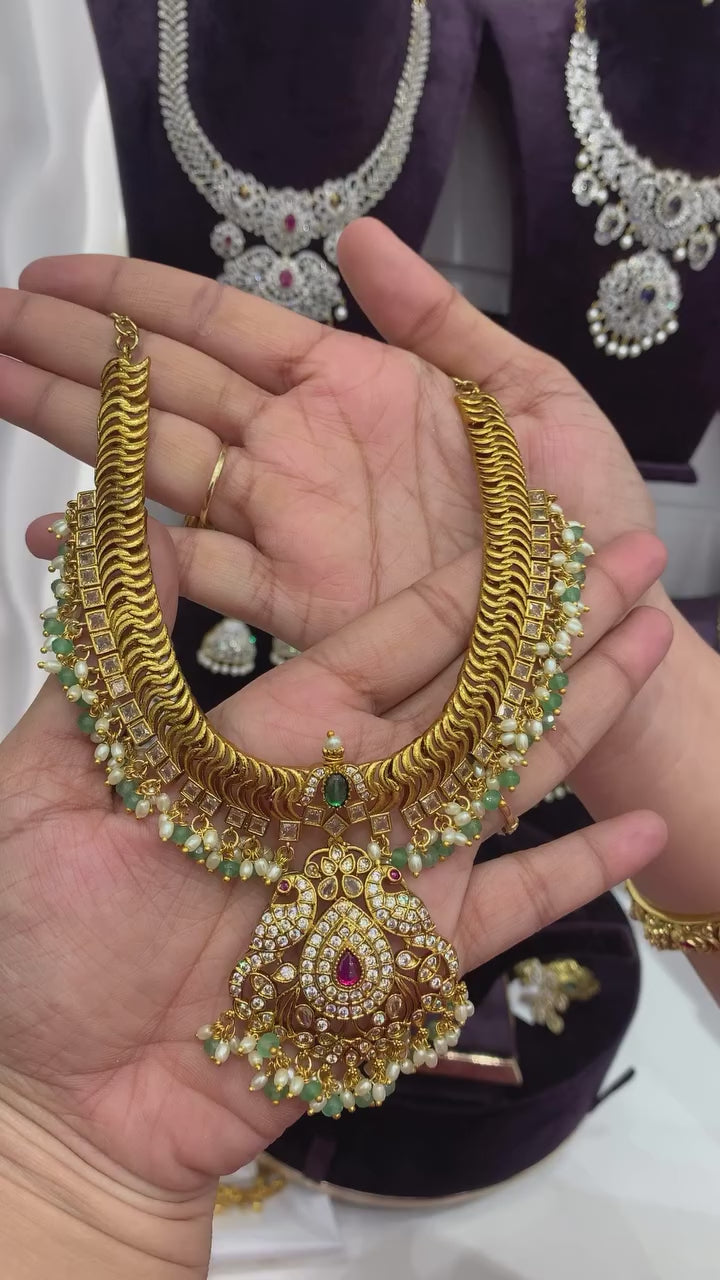 Jilebi necklace